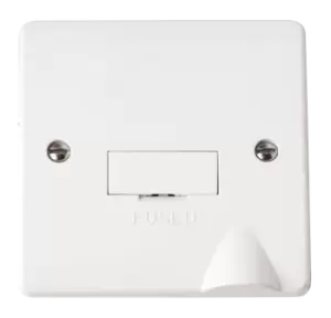 Image of Click Scolmore Mode 13A Fused Spur Polar White - CMA050