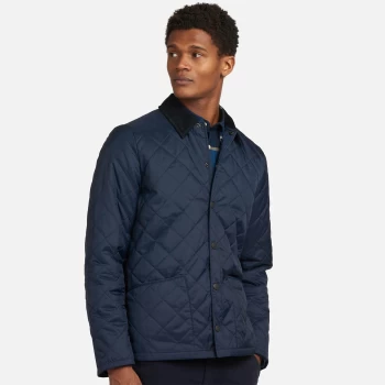 Image of Barbour Mens Herron Quilt Jacket - Navy - S