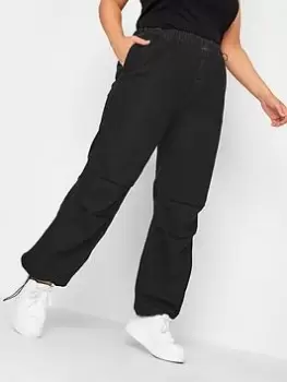 Image of Yours Parachute Jean Flat Black, Size 16, Women