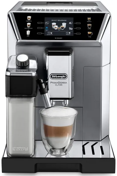 image of DeLonghi PrimaDonna Class ECAM 550.85.MS Bean to Cup Coffee Maker