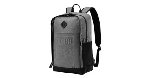 Womens PUMA City Backpack, Medium Grey Heather, Accessories