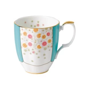 Image of Royal Albert 100 years 1930 mint deco mug