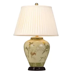 Image of Arum 1 Light Table Lamp Brass, E27