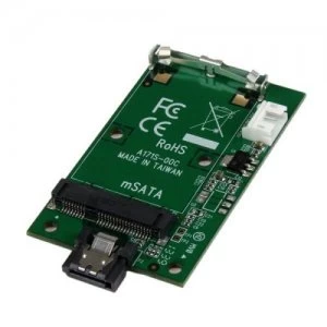Image of SATA to mSATA SSD Adapter Card
