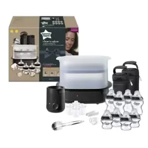 Image of Tommee Tippee Closer To Nature Complete Feeding Kit Black