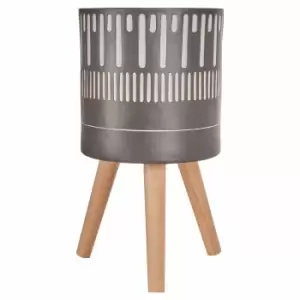 Image of Interiors by PH Large Linear Planter, black