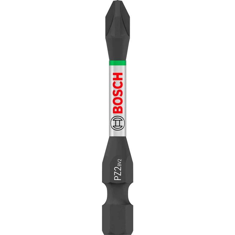 Image of Bosch PRO Impact Control Torsion Pozidriv Screwdriver Bits 2608522546 Type: PZ2