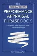 Image of quick and easy performance appraisal phrase book 3 000 powerful phrases for