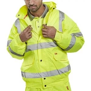 image of SuperTouch XXL High Visibility Standard Storm Bomber Jacket with Warm