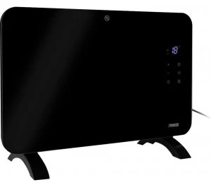 Image of PRINCESS 341000 Smart Glass Panel Heater - Black