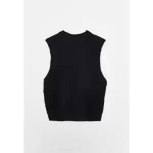 image of Missguided Plus Size Knit Vest - Black