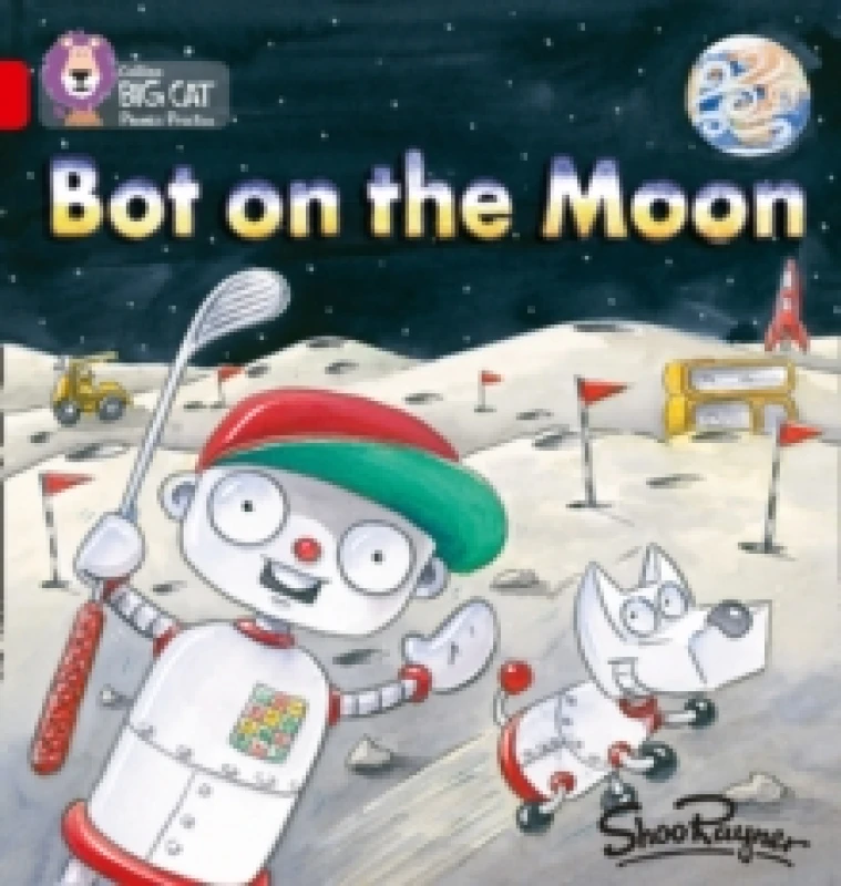 Image of Shoo Rayner Bot on the Moon Book Multi unisex