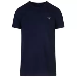 image of GANT Men Original T-Shirt (M) Blue