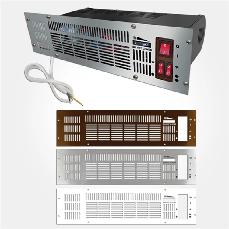 Image of Eterna 2400W Plinth Fan Heater With 3 Colour Fascias