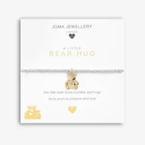 Image of A Little Bear Hug Silver 15.5cm Stretch Bracelet C557