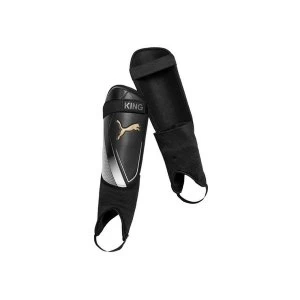 image of Puma King IS Shin & Ankle Guards Black/Gold - Large