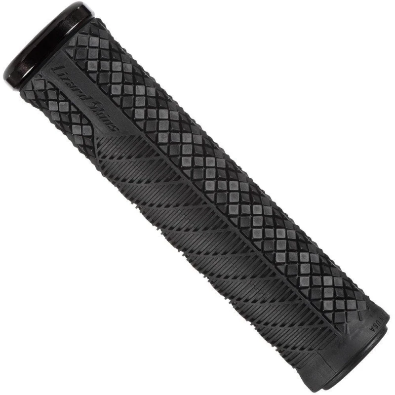 Image of Lizard Skins Single-Clamp Lock-On Charger Evo Jet Black unisex One Size