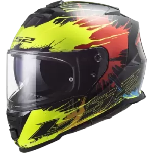 Image of LS2 FF800 Storm Drop Black Yellow Red XL