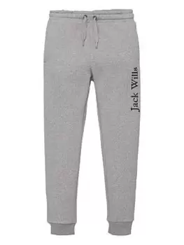 Image of Jack Wills Boys Joggers - Grey Marl, Size 10-11 Years