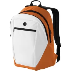 Image of Bullet Ozark Backpack (31 x 22 x 44cm) (White/Orange)