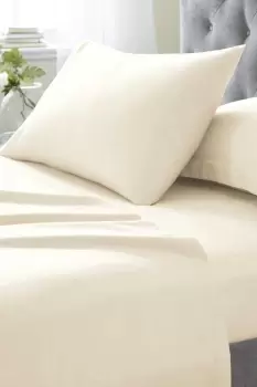 200 Thread Count Cotton Percale Fitted Sheet