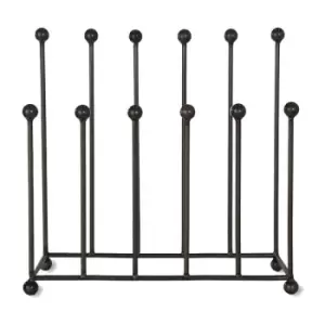 Image of Neo Black Steel Boot Rack Holds 6 Pairs