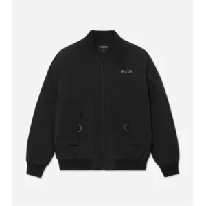 image of Nicce Meru Bomber Jacket - Black