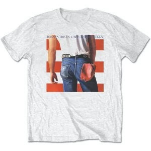Image of Bruce Springsteen - Back In The USA Mens Medium T-Shirt - White