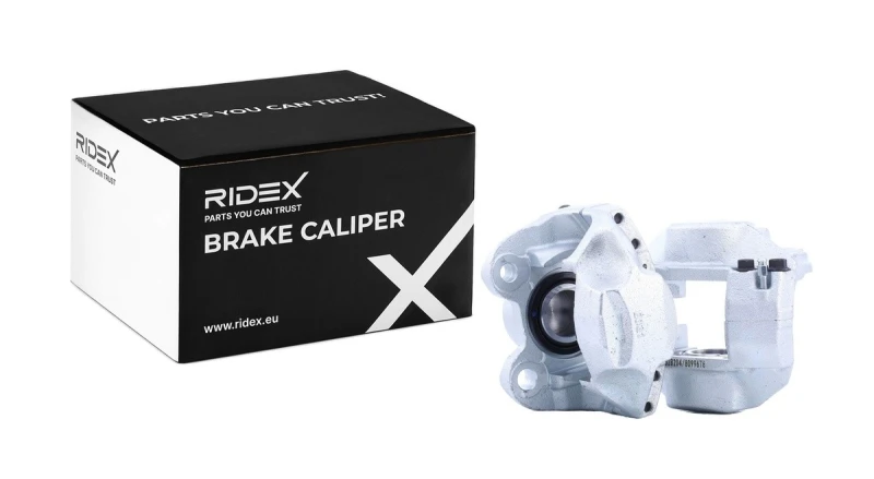 Image of RIDEX 78B1722 Brake caliper Front Axle, without holder Cast Iron Brake Caliper (78)