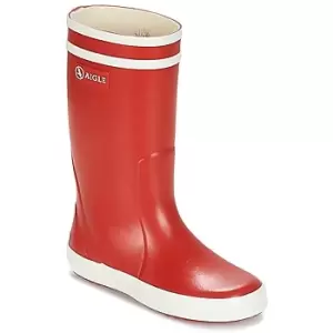 Image of Aigle LOLLY POP boys's Childrens Wellington Boots in Red - Sizes 7 toddler,7.5 toddler,8.5 toddler,10 kids,11 kids,11.5 kids,12.5 kids,13 kids,1 kids,