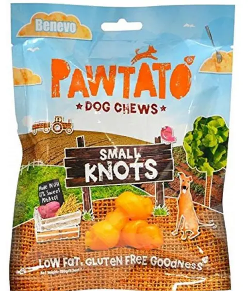 Benevo Pawtato Small Knots Dog Treats 150g