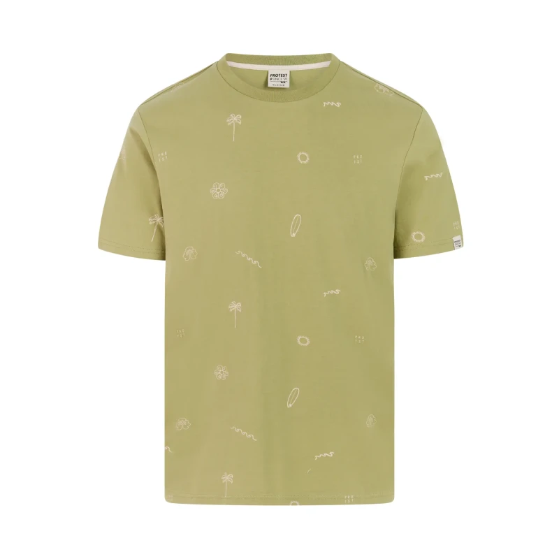 Image of Protest T-Shirt Protest Keely Vert Male XS