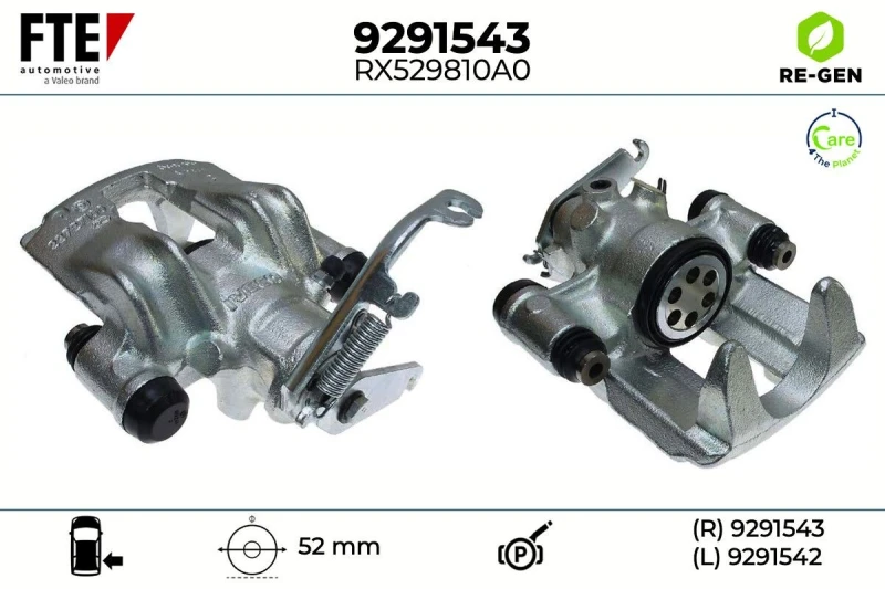 Image of Brake caliper FTE 9291543