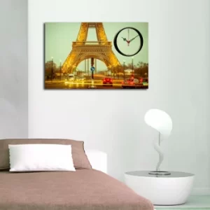 5070CS-71 Multicolor Decorative Canvas Wall Clock