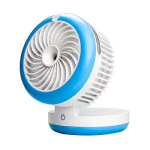 Image of Lifemax Mini Mist Fan - White/Blue