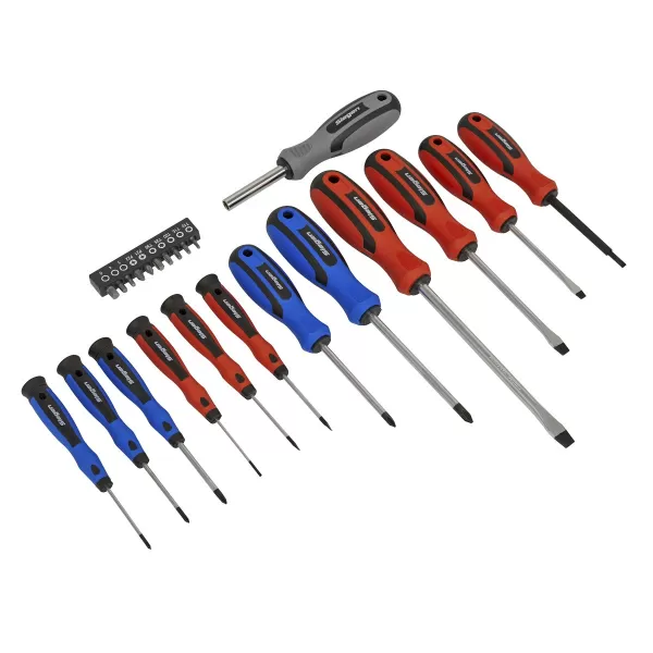 image of Genuine SEALEY S0598 Soft Grip Screwdriver & Bit Set 23pc