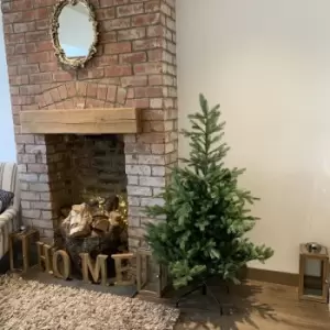 Image of Everlands 150cm (5ft) Green Grandis Fir Real Look Christmas Tree 1038 Tips