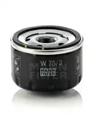 image of Oil Filter W75/3 By Mann