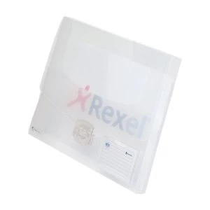 Image of Rexel Ice A4+ Document Box 25mm Spine Clear - 1 x Pack of 10 Document Boxes