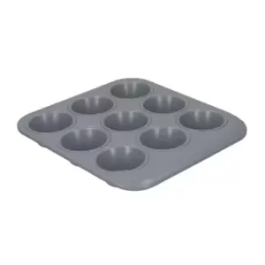 image of MasterClass Smart Ceramic Non Stick Nine Cup Muffin Tin Grey