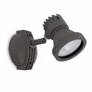 image of Miniproject 1 Light Outdoor Wall Spotlight Dark Grey IP65, GU10