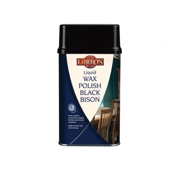 Image of Liberon Black Bison Liquid Wax Medium Oak 500ml