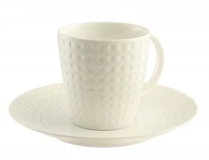 image of Belleek Living Grafton 4 Teacups Saucers