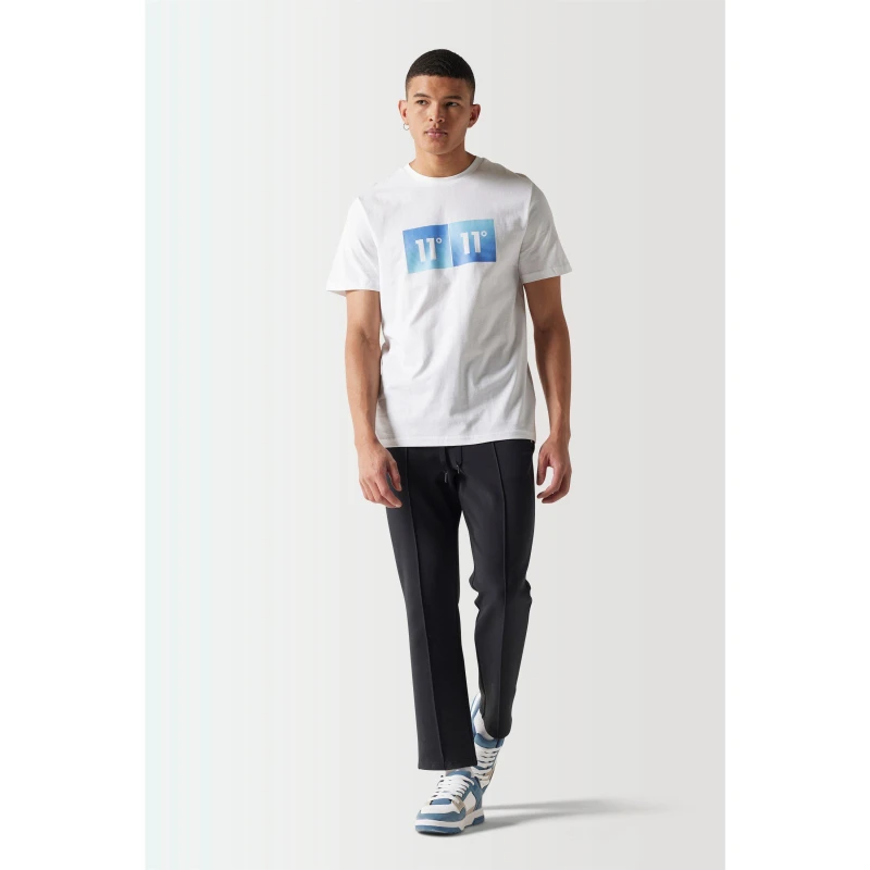 Image of 11 Degrees Gradient Graphic T-Shirt - White White 11D3794-002-XXL-11D