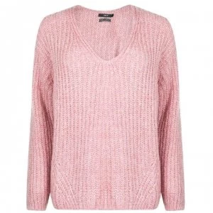 image of SET V Neck Jumper - 3217 Rose