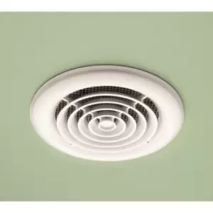 HIB Turbo White Bathroom Inline Extractor Fan