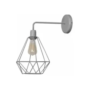 image of Helam Karo Wall Lamp Grey 35cm