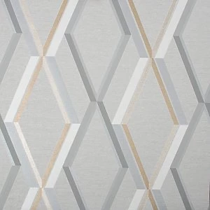 Image of Superfresco Easy Prestige Geometric Wallpaper Grey