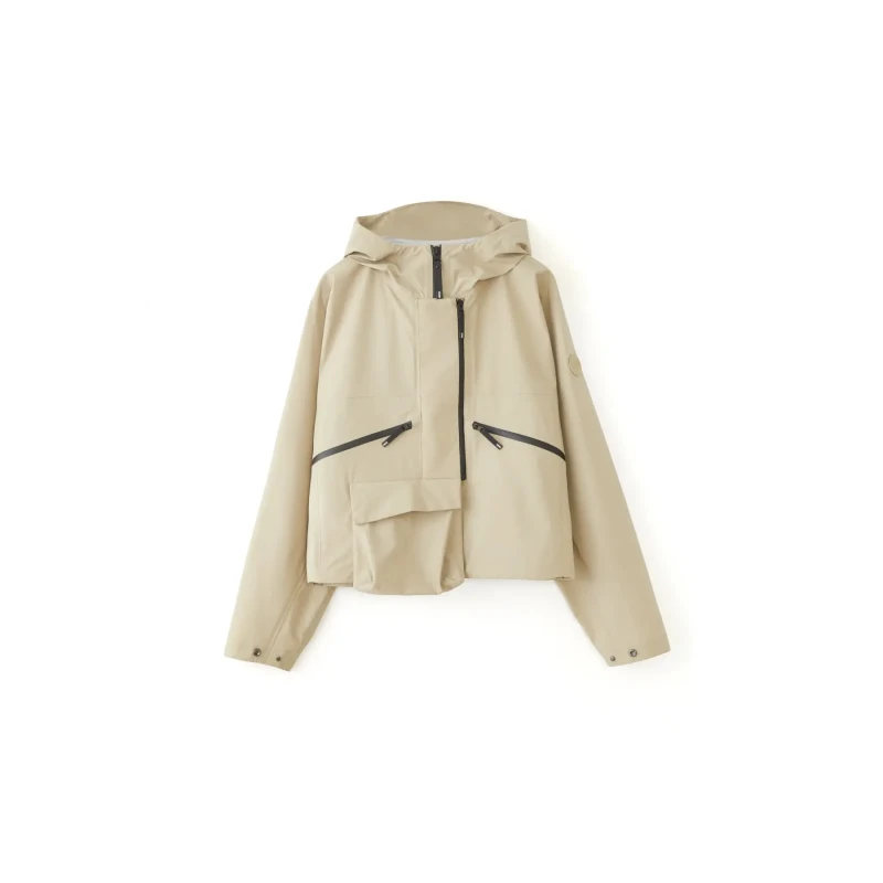 Image of Palladium Womens 3-Layer Waterproof Jacket Palladium Beige Female XS