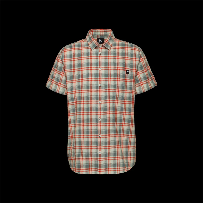 Image of Mammut Mens Trovat Short-Sleeve Performance T-Shirt Silver sage male Medium
